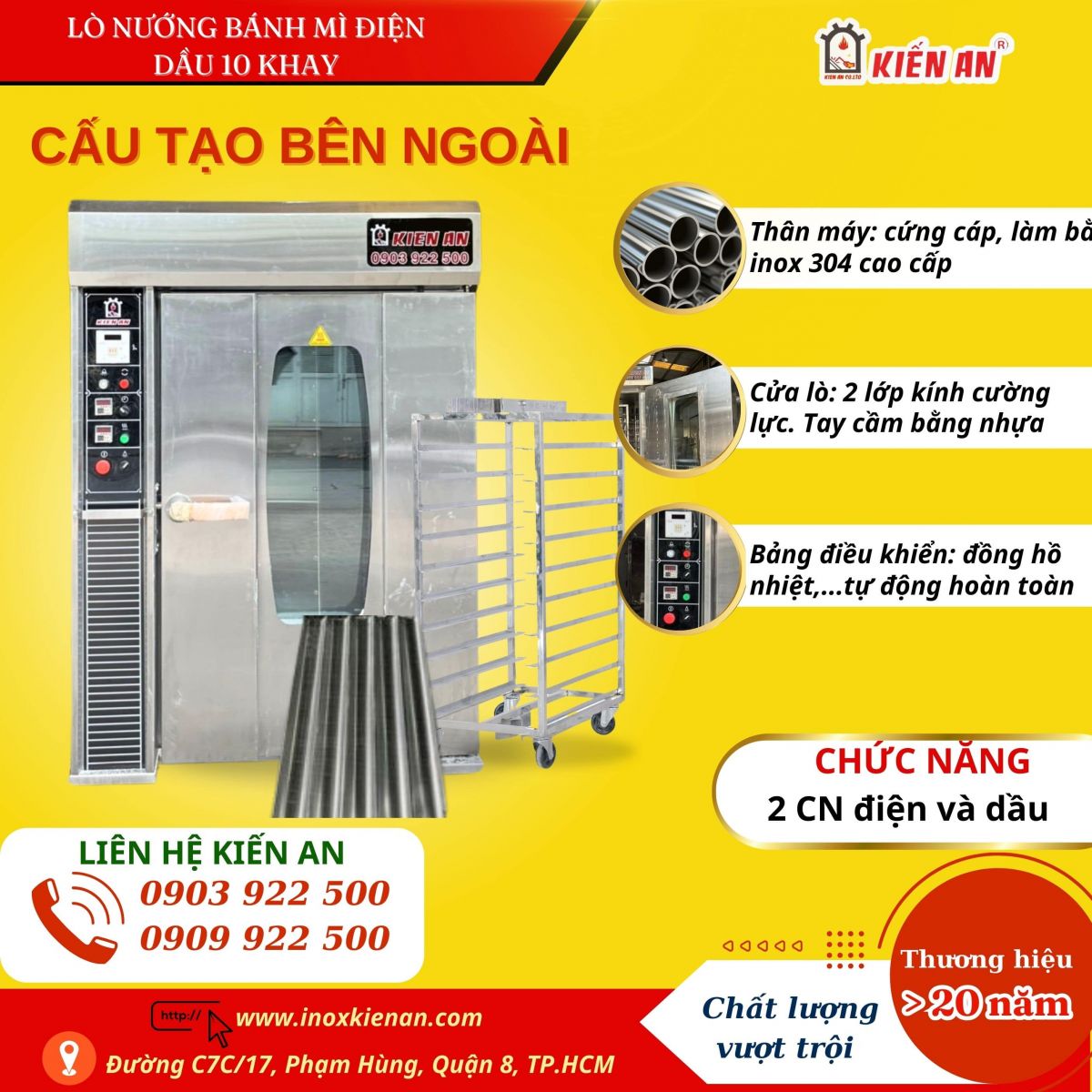 Cấu tạo bên ngoài: Hiện đại, mẫu mã đẹp